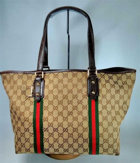 authentic Gucci canvas bag